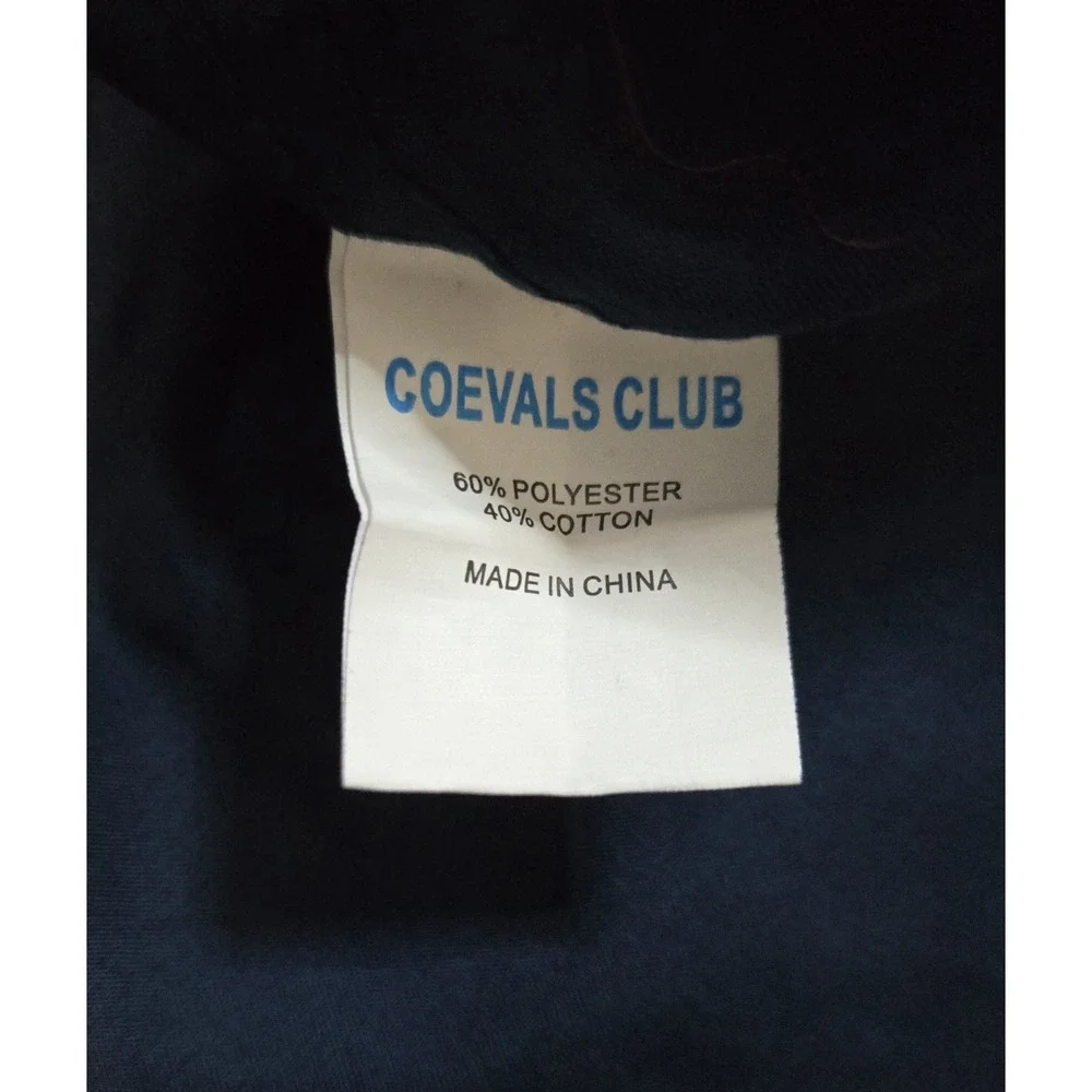 Coevals Club Pearl Snap Shirt Men 2XL Navy Blue L/S Roll Tab Sleeve Western NWT